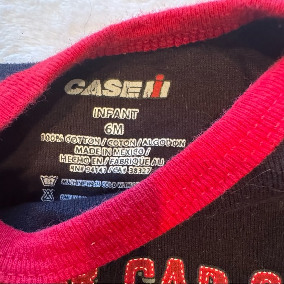 Carters & IH Farm & Construction Baby Boy size 6 Month Clothes Red & Yellow - Picture 8 of 10